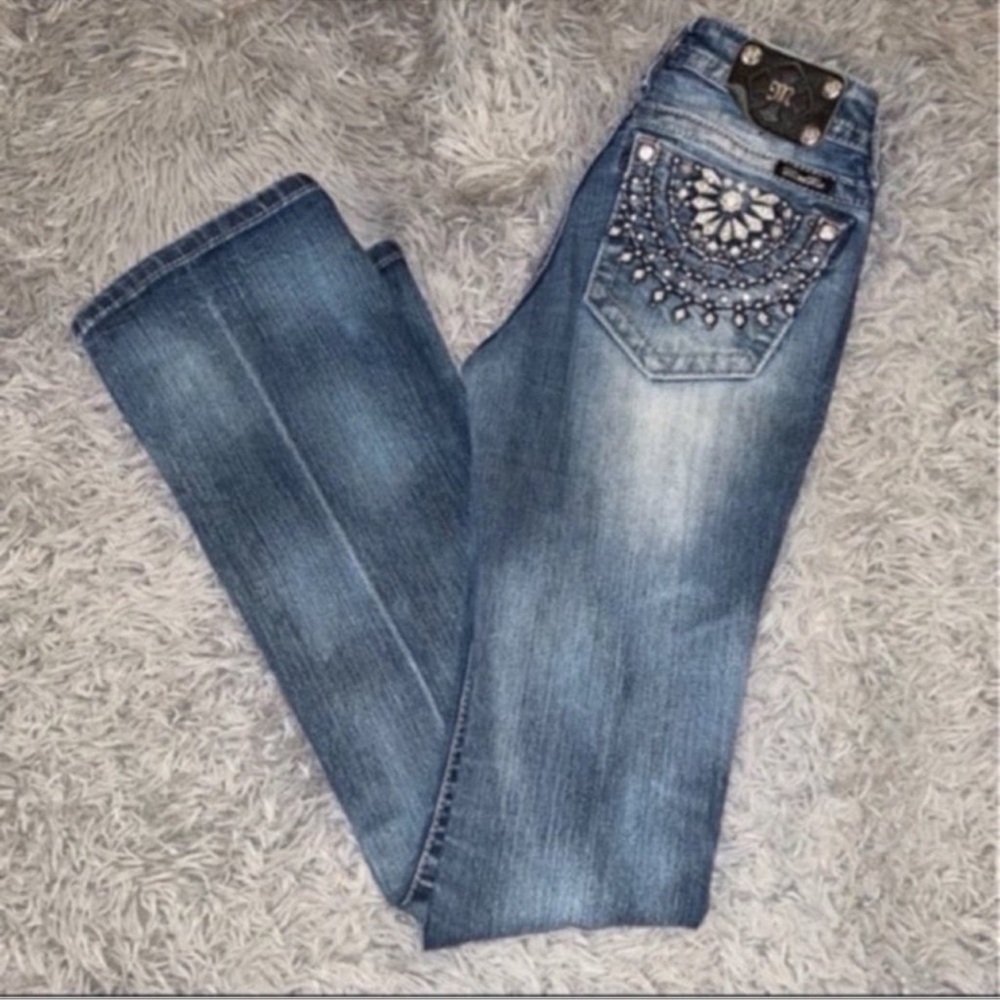Miss Me Jeans Signature Rise Boot Cut Size 27